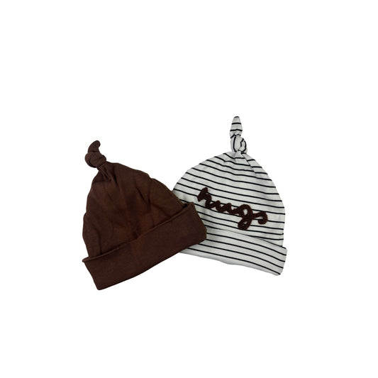 Set 2er Mützen von Reserved in Gr. 0-6 Monate - Sehr gut