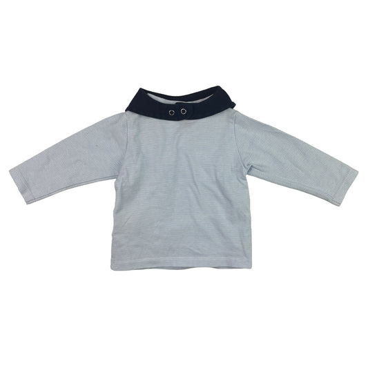 Wickelshirt von Hand Made in Gr. 62 mit Halstuch - Sehr gut