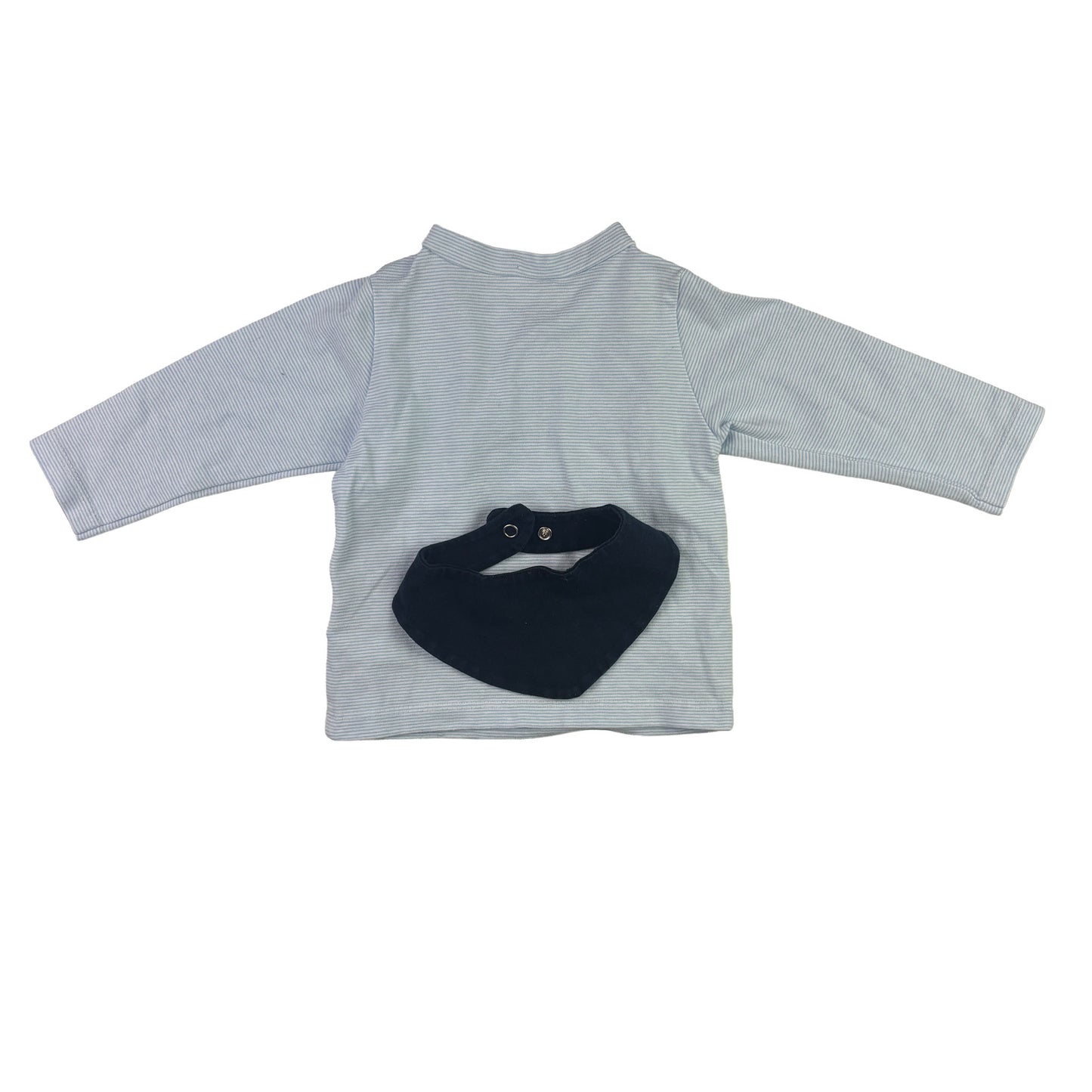 Wickelshirt von Hand Made in Gr. 62 mit Halstuch - Sehr gut