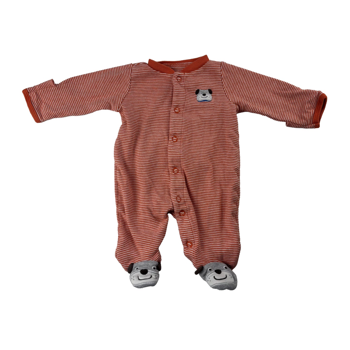 Strampler von Carter's in Gr. 50 - Mit Füßen und Kratzschutz