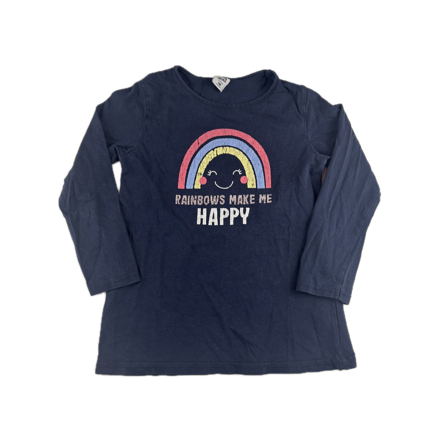 Langarmshirt von Kiki & Koko in Gr. 116 - In Ordnung