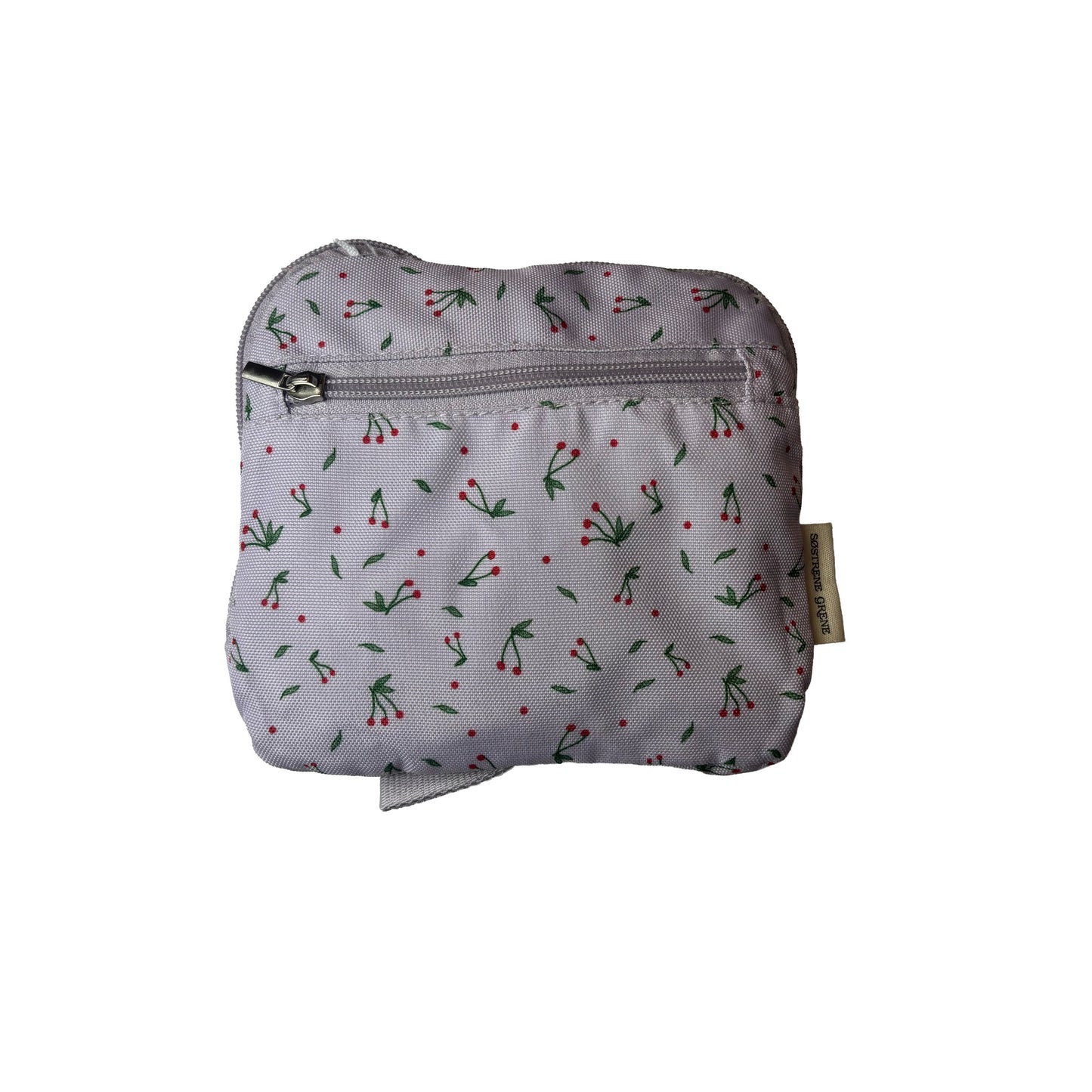 Faltbarer Rucksack mit Kirsch-Print von SØSTRENE GRENE in Gr. One Size - Sehr gut