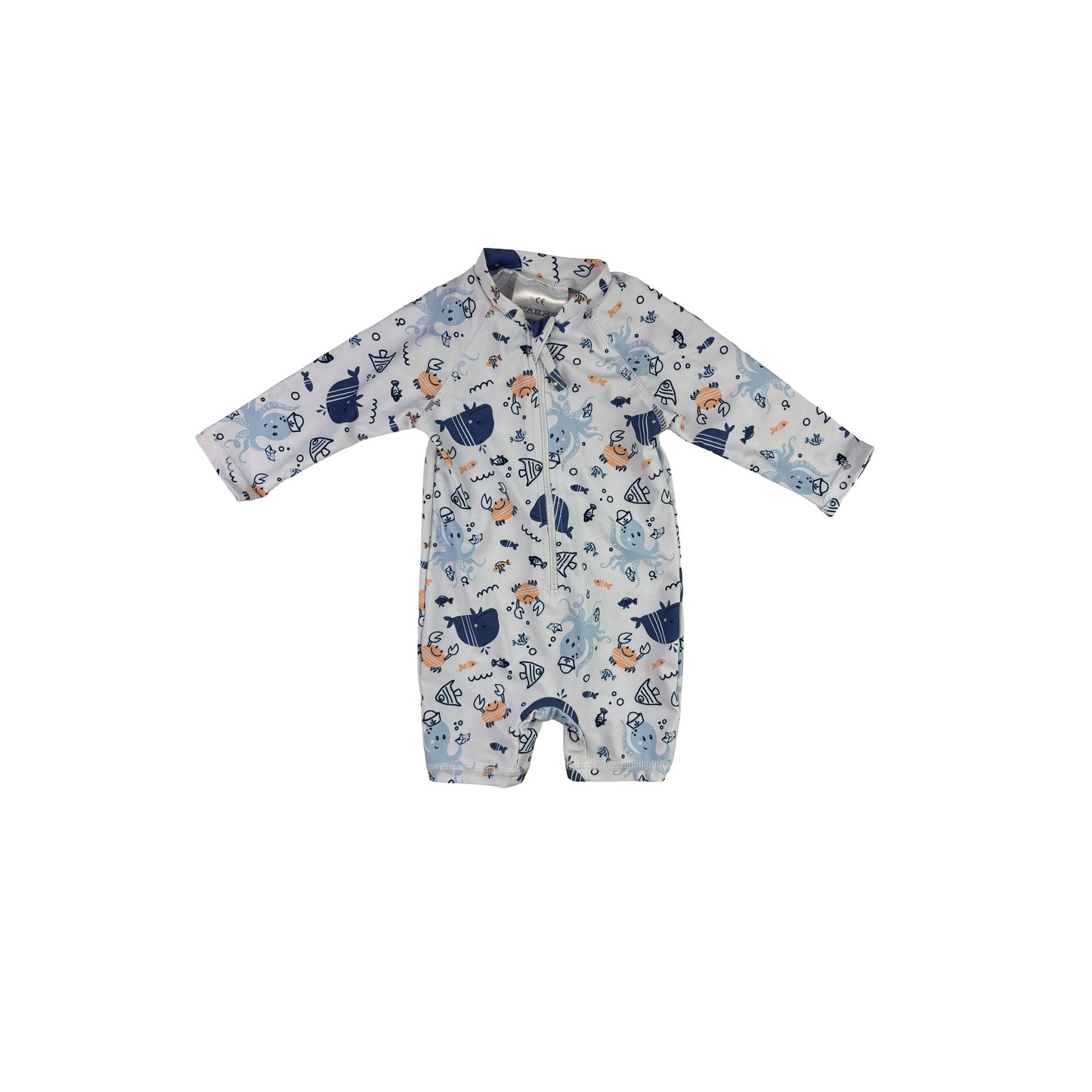 Badeanzug von Ergee in Gr. 9-12 Monate mit Cappy 50+ UV Schutz