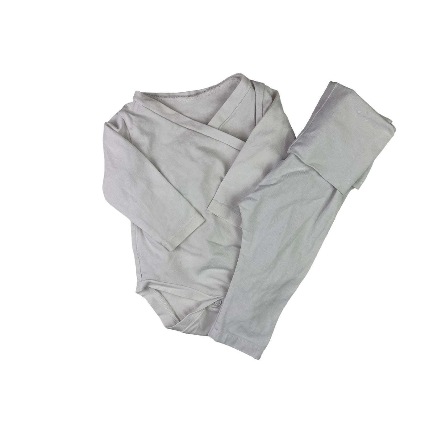 Set Wickelbody & Leggins in Gr. 62 - Sehr gut