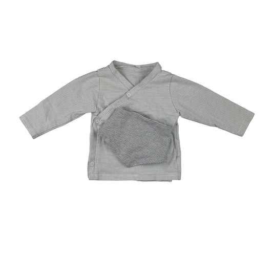 Wickelshirt in Gr. 62 mit Halstuch - Sehr gut