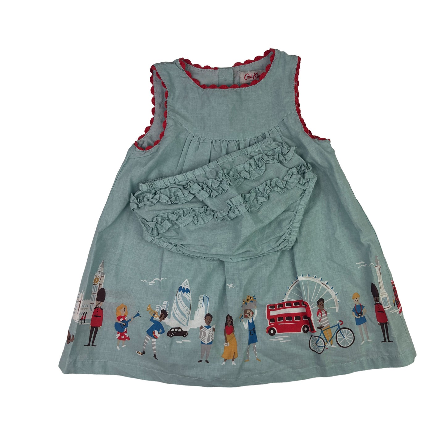 Kleid von Cath Kids London in Gr. 3-6 Monate - Mit Höschen