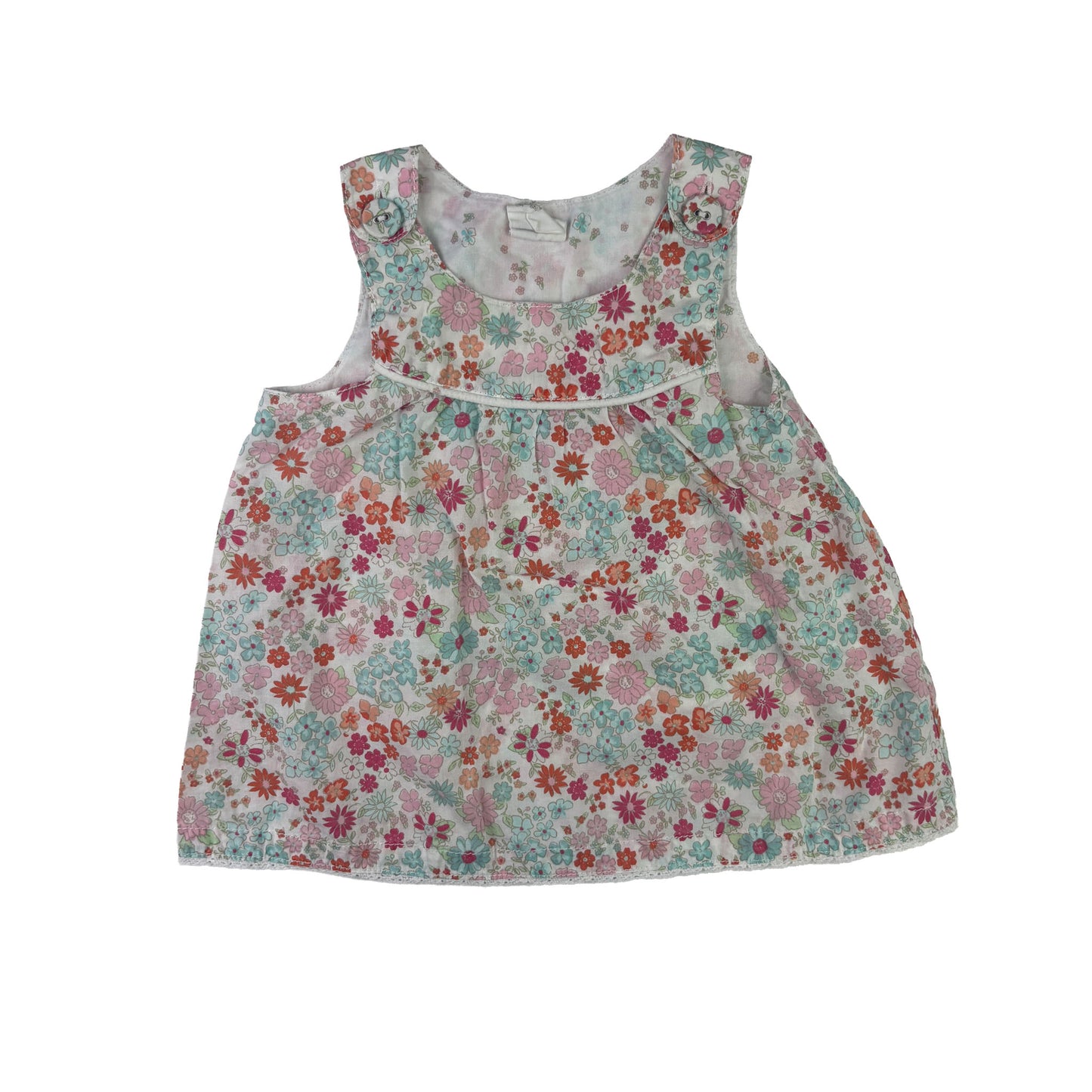 Bluse von H&M in Gr. 62 - Geblümt und aus 100% Baumwolle